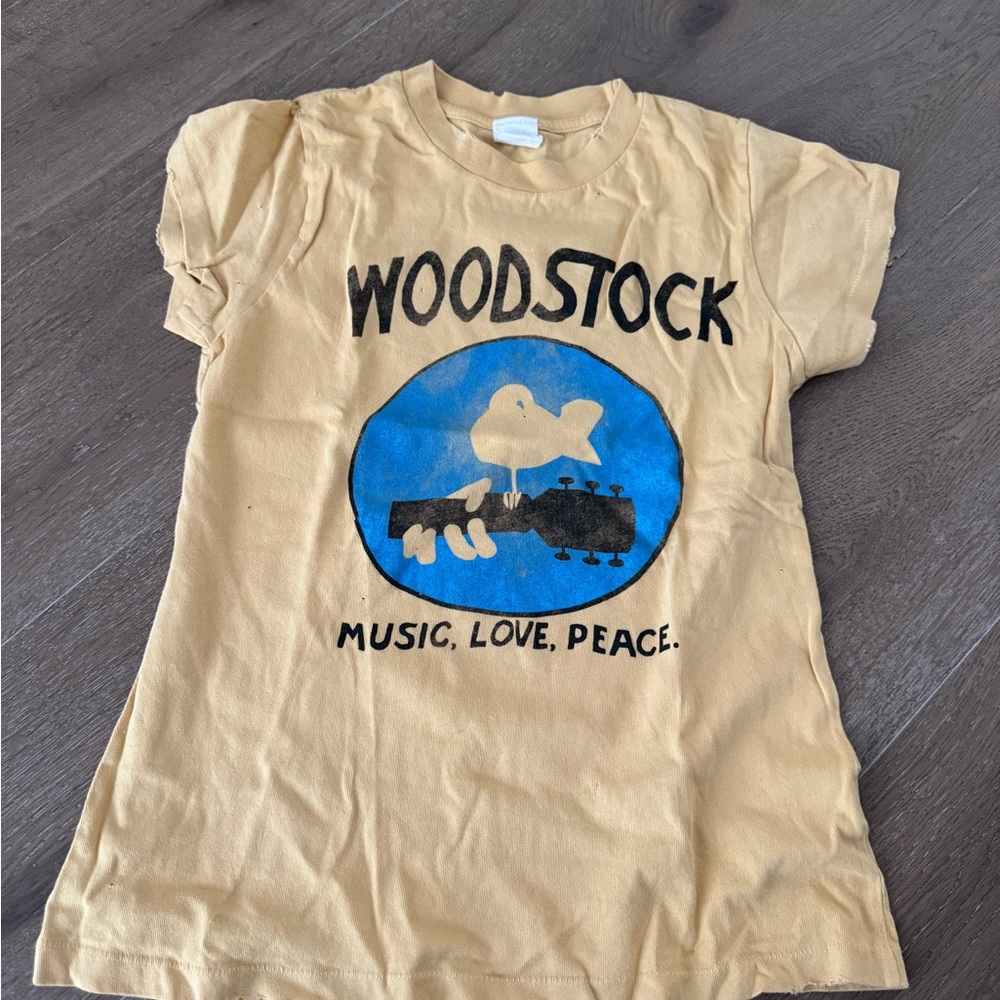 MadeWorn Tan Woodstock Tee Short Sleeve